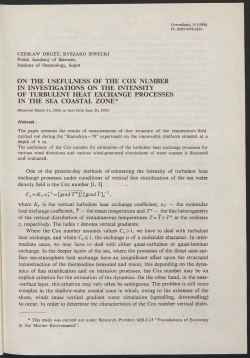 on the usefulness of the cox number in investigations on the