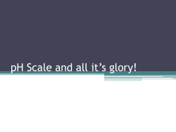 pH Scale and all it`s glory!