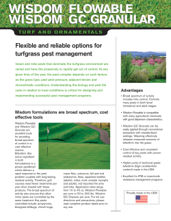 wisdom™ flowable wisdom™ gc granular wisdom™ flowable
