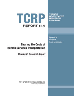 TCRP Report 144 - Transportation Research Board