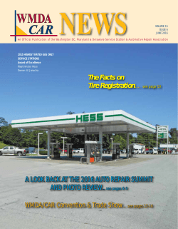 June 2016 - WMDA/CAR