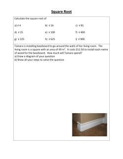 8 Square Root Group Activitiest