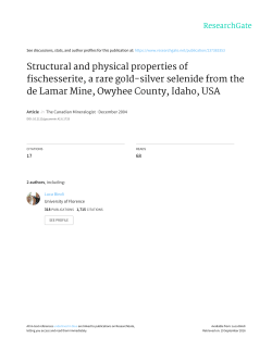 Structural and physical properties of fischesserite, a rare gold