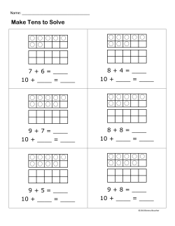 Make Tens to Solve