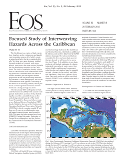 Focused Study of Interweaving Hazards Across the Caribbean