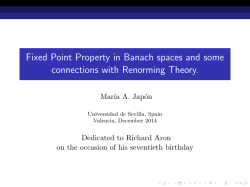 Fixed Point Property in Banach spaces and some connections with