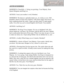 ARTHUR- MORDRED