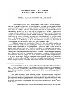 Tolstoy Studies