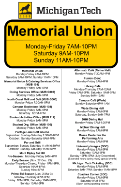 Monday-Friday 7AM-10PM Saturday 9AM-10PM Sunday 11AM-10PM