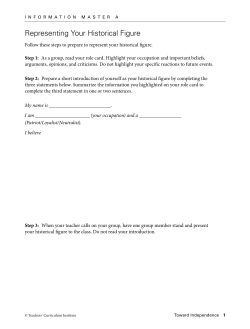 directions for the simulation