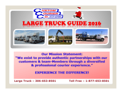 Large Truck Information at your Fingertips!