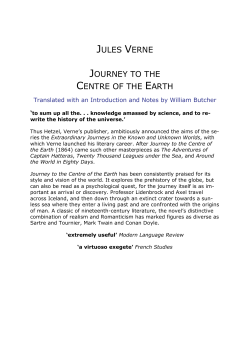 Journey to the Centre of the Earth
