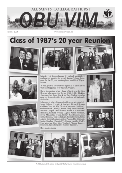 OBU VIM Issue 1 2008