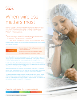 Health System improves wireless network performance and