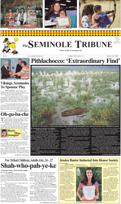 seminole tribune - Seminole Tribe of Florida