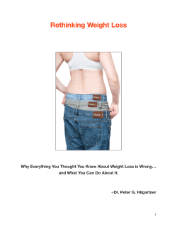 Free Report-30 Day Weight Loss Program