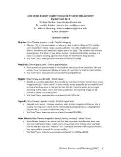 low or no budget online tools for student engagement