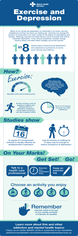 Exercise and Depression - Alberta Health Services
