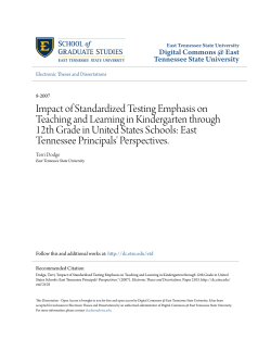 Impact of Standardized Testing Emphasis on Teaching and