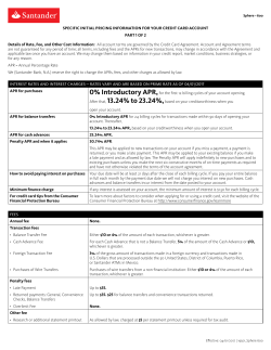 Sphere Card Agreement