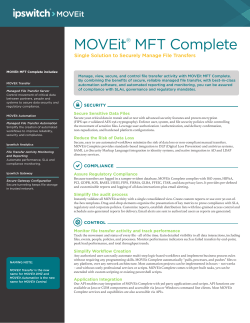 MOVEit&reg; MFT Complete