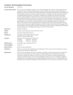 CTCH-111-Creative-Technologies-Processes-Winter