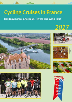 Cycling Cruises in France
