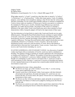 Judging Vandas - The American Orchid Society