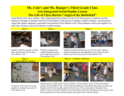 3rd Grade Tableau and Social Studies