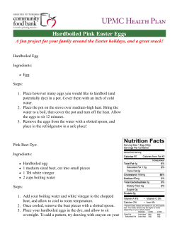 Hardboiled Pink Easter Eggs - Greater Pittsburgh Community Food