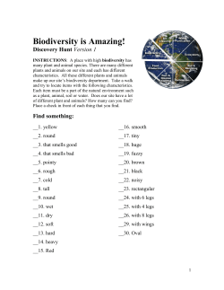Biodiversity is Amazing!