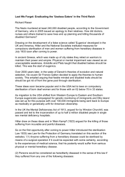 Eradicating the `Useless Eaters`