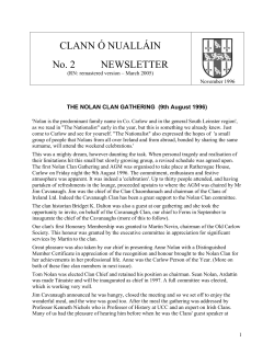 Issue 02 - November 1996 - NolanFamilies.org Website