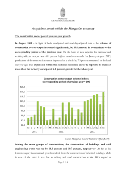 Auspicious trends within the Hungarian economy