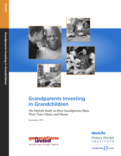 Grandparents Investing in Grandchildren