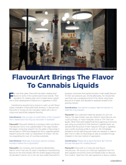 FlavourArt Brings The Flavor To Cannabis Liquids