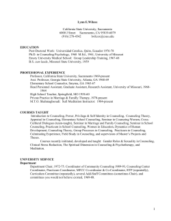 Lynn E.Wilcox - Sacramento State