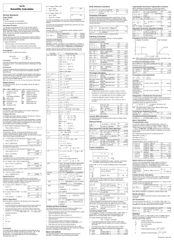 hp 9s Scientific Calculator