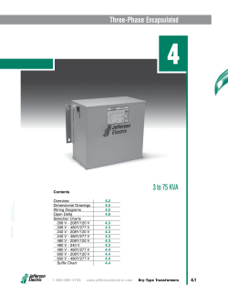 Three-Phase Encapsulated 3 to 75 KVA