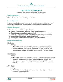 Let`s Build a Sandcastle