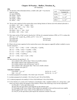 Ch18 AP Practice