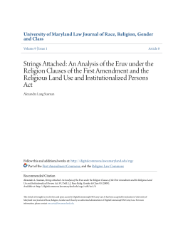 Strings Attached - DigitalCommons@UM Carey Law