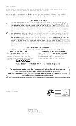 Mail Piece (GA) - Alliance Direct Lending