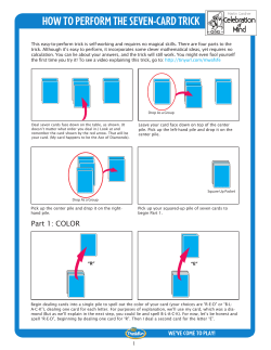 to the Seven-Card Trick Instructions