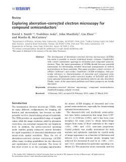 Exploring aberration-corrected electron microscopy for compound