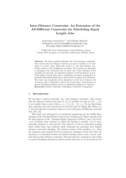Inter-Distance Constraint: An Extension of the - LIX