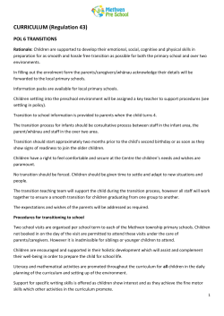 CURRICULUM (Regulation 43)