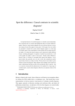 Spot the difference: Causal contrasts in scientific - Philsci