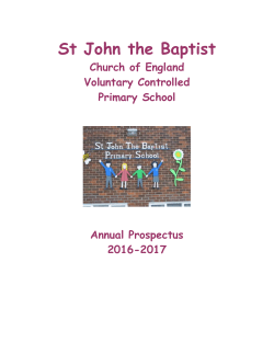 Prospectus 16 - St John the Baptist