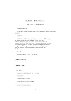 ROBERT BROWNING - PDFbooks.co.za